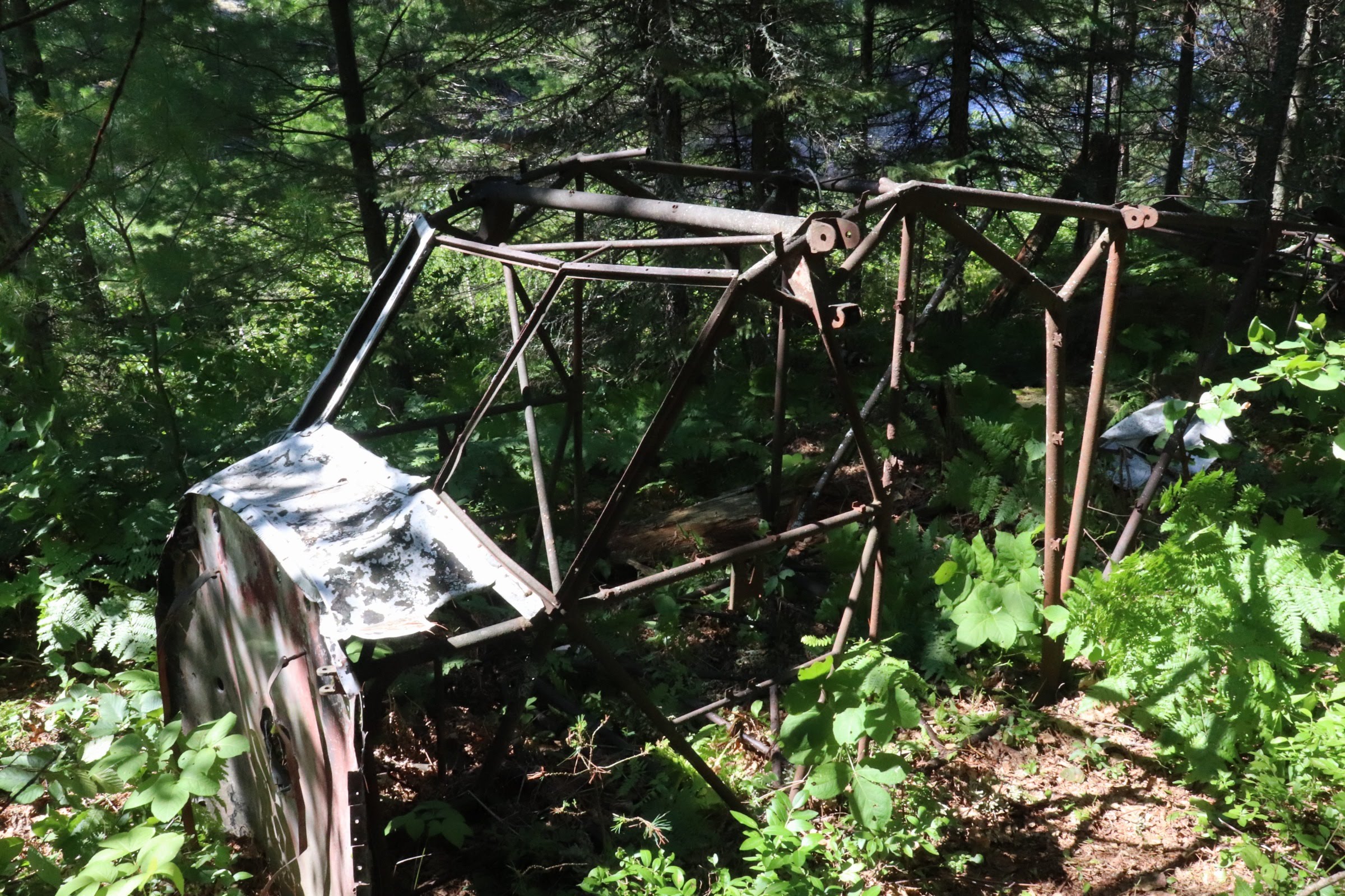 The abandoned float plane