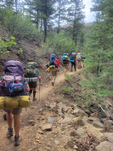 OATC trail crew exploring the backcountry. 